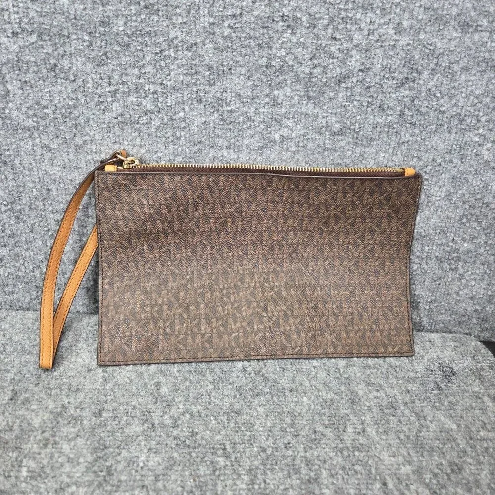 Michael Kors Jet Set Signature Multifunction Wristlet - Black, Large‎